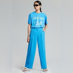 The Frankie Shop Rio Trouser - Ocean Blue